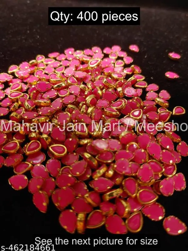 Pink_Kundan_Teardrop_Stones_|_4x6mm_|_400_Pcs_|_Sticking_Purpose