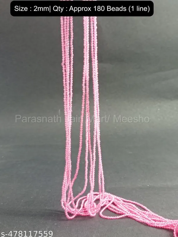 Pink_Faceted_Glass_Beads_|_2mm_|_10_strands_x_xx_beads_each_(Total_xx_beads)