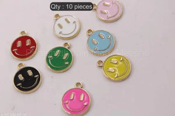 Multi_Colour_Smiley_Face_Charms_|_Pack_of_10