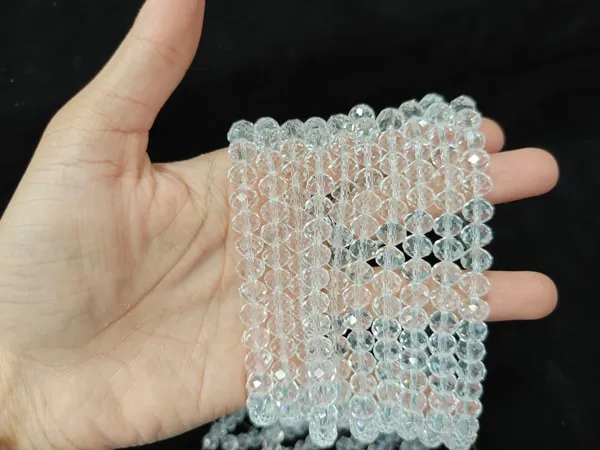 8mm_Crystal_White_Faceted_Glass_Rondelle_Beads_|_10_Lines_(60_Beads/line)