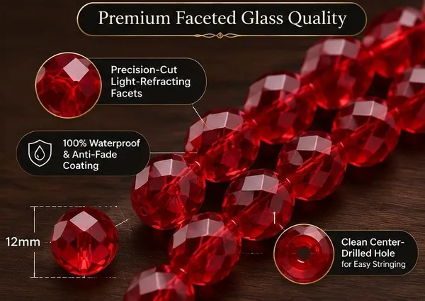 Round_Faceted_Red_Glass_Beads_|_12mm_|_3_Lines