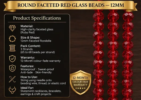 Round_Faceted_Red_Glass_Beads_|_12mm_|_3_Lines