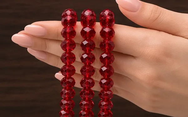 Round_Faceted_Red_Glass_Beads_|_12mm_|_3_Lines
