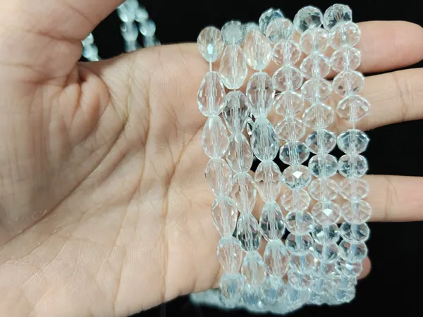 8x11mm_Teardrop_+_8mm_Round_Crystal_White_Beads_|_Bulk_Pack_–_3_lines_each
