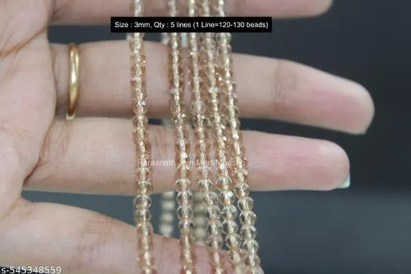 Golden_Faceted_Glass_Beads_|_3mm_|_~600_beads