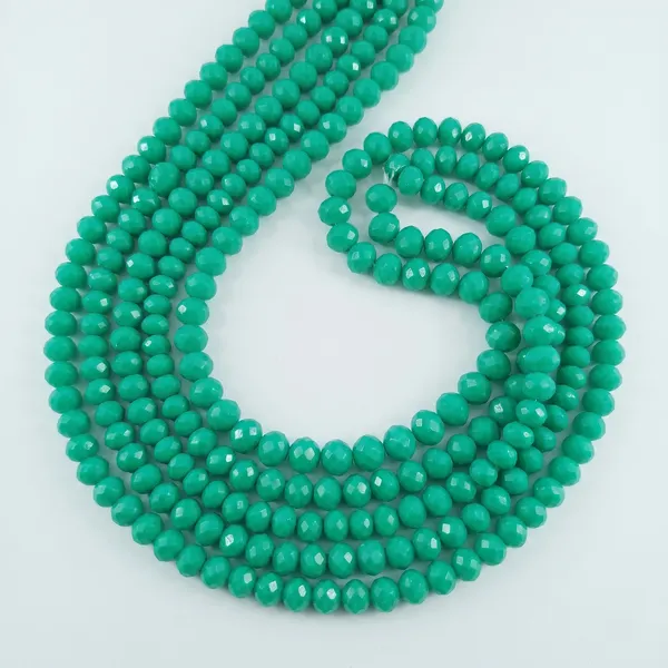 Green_Faceted_Rondelle_Glass_Beads_|_8mm_|_5_Strands_x_60_Beads/Strand_(Total_300_beads)