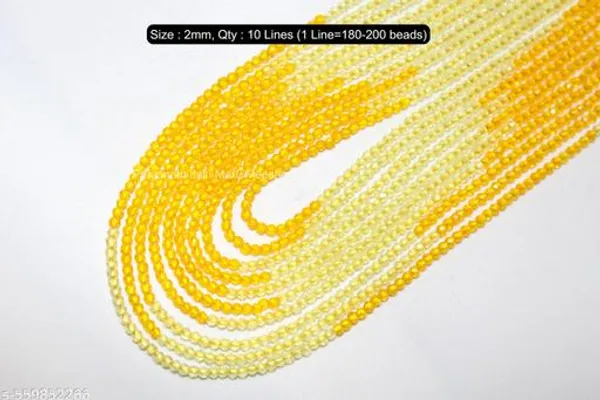Yellow_Faceted_Glass_Beads_|_2mm_|_~1800_beads