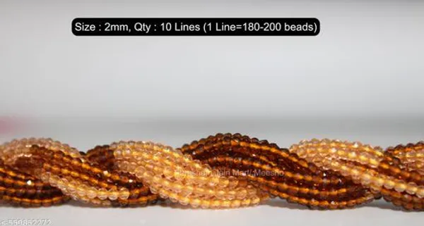 Brown_Faceted_Glass_Beads_|_2mm_|_~1800_beads