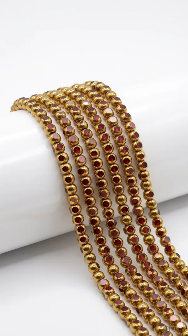 Assorted_Half-Gold_Glass_Beads_|_3mm_|_6_strands_x_80_beads_each_(Total_480_beads)