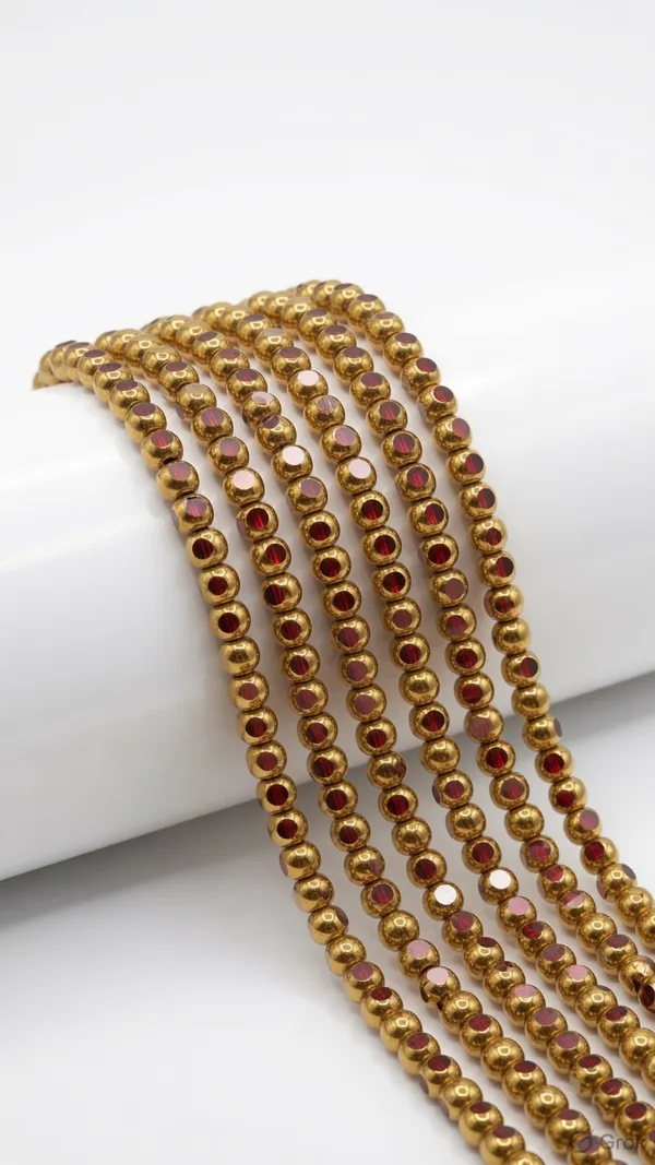 Assorted_Half-Gold_Glass_Beads_|_3mm_|_6_strands_x_80_beads_each_(Total_480_beads)