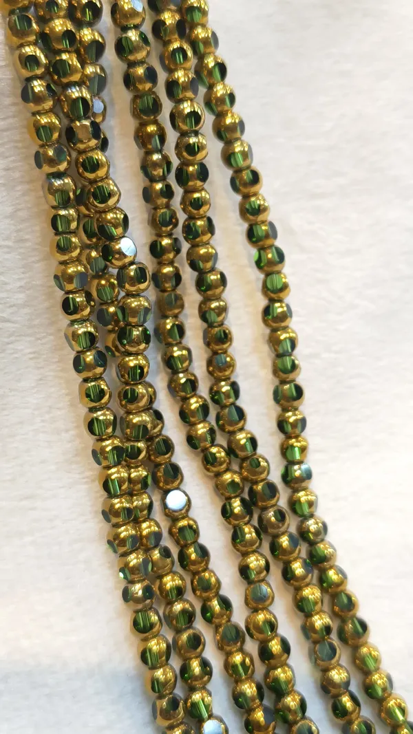 Assorted_Half-Gold_Glass_Beads_|_3mm_|_6_strands_x_80_beads_each_(Total_480_beads)