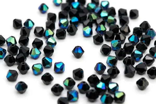 Genuine_Swarovski_Black_AB_Bicone_Crystal_Beads_|_4mm_|_36_Pcs