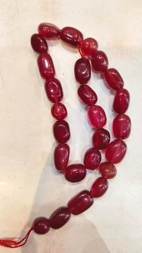 Maroon_Quartz_Pebble_Nugget_Beads_|_1_strand_x_xx_beads_(Total_xx_beads)