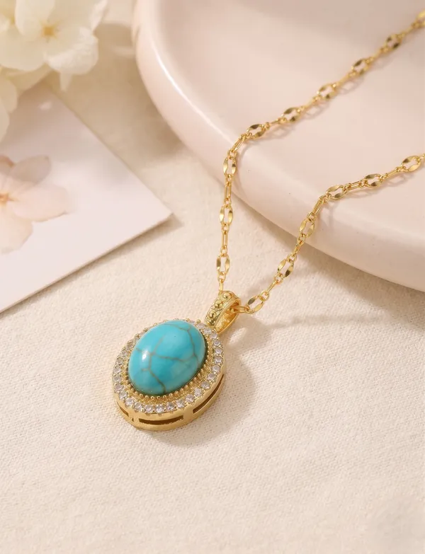 The_Blue_Summons_-_Gold_|_18K_Gold_Plated_Turquoise_Halo_Anti_Tarnish_Necklace__|_1_Piece
