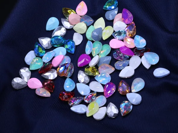 Fancy_Glass_TearDrop_Rhinestones_-_Faceted_|_10*14mm,_13*18mm_|_50_Pcs_|_Unique_Colours