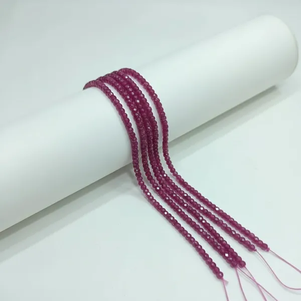 Fuchsia_Cubic_Zirconia_Beads_|_2×3mm_|_3_Strands_of_15_Inches_(~120_Beads_Each_Strand)