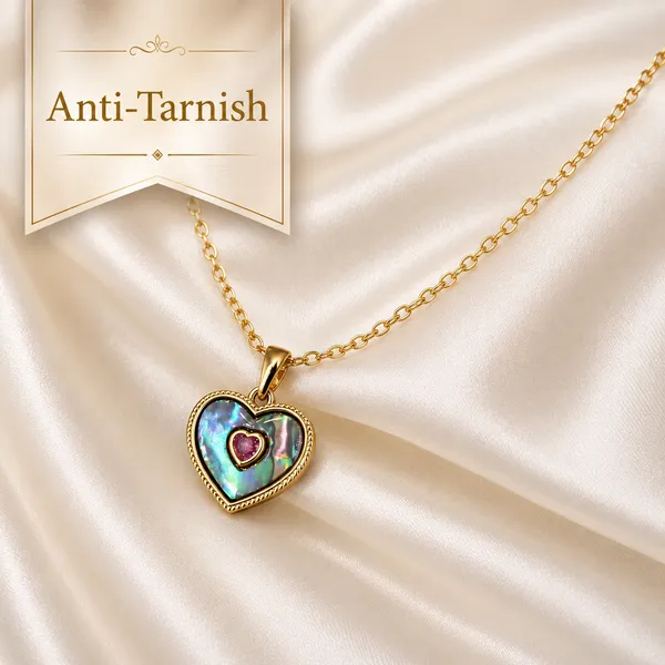 Star_in_the_Heart_|_18K_Gold_Plated_Shell_Heart_Pendant_Necklace_with_Pink_Cubic_Zirconia__|_1_Piece
