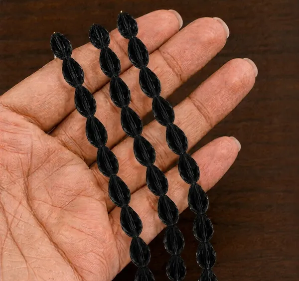 Black_Drop_Glass_Teardrop_Beads_|_8x11mm_|_3_strands_x_45+_beads_each_(Total_135+_beads)