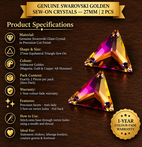 Genuine_Swarovski_Golden_Sew-On_Rhinestone_Crystals_|_27mm_|_Pack_of_2
