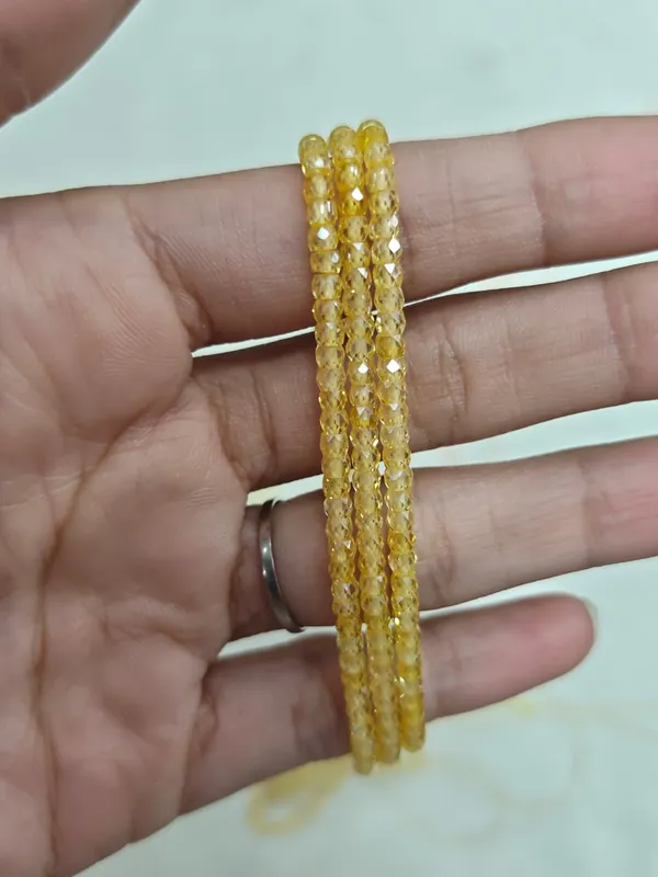 Yellow_Cubic_Zirconia_Beads_|_2×3mm_|_3_Strands_of_15_Inches_(~120_Beads_Each_Strand)