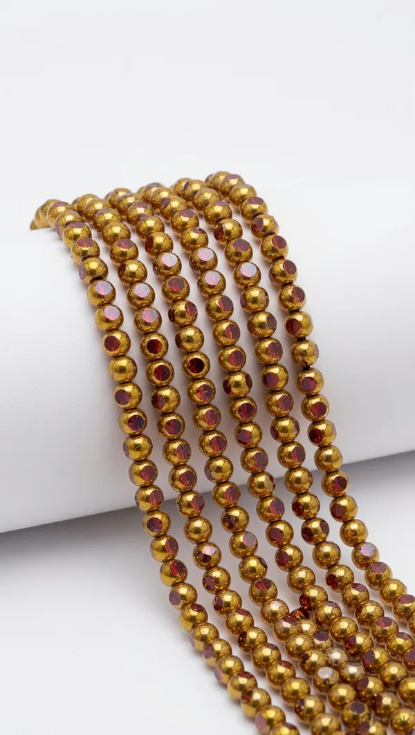 Assorted_Half-Gold_Glass_Beads_|_3mm_|_6_strands_x_80_beads_each_(Total_480_beads)