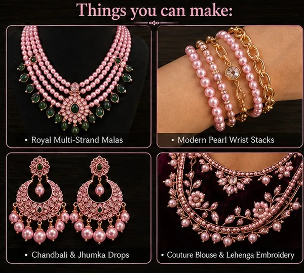 Pink_Lustre_Pearl_Beads_|_4,6,8mm_|_3_Lines_(16_inches)