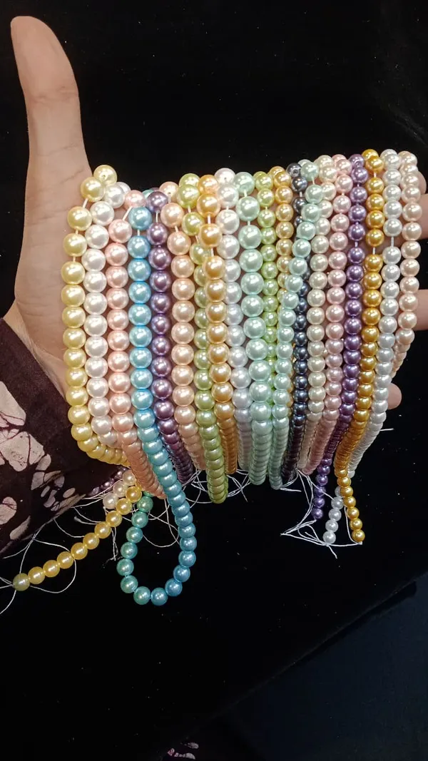 Mix_Colour_Pearl_Beads_Bulk_Pack_|_6mm,_8mm_|_20_lines_total