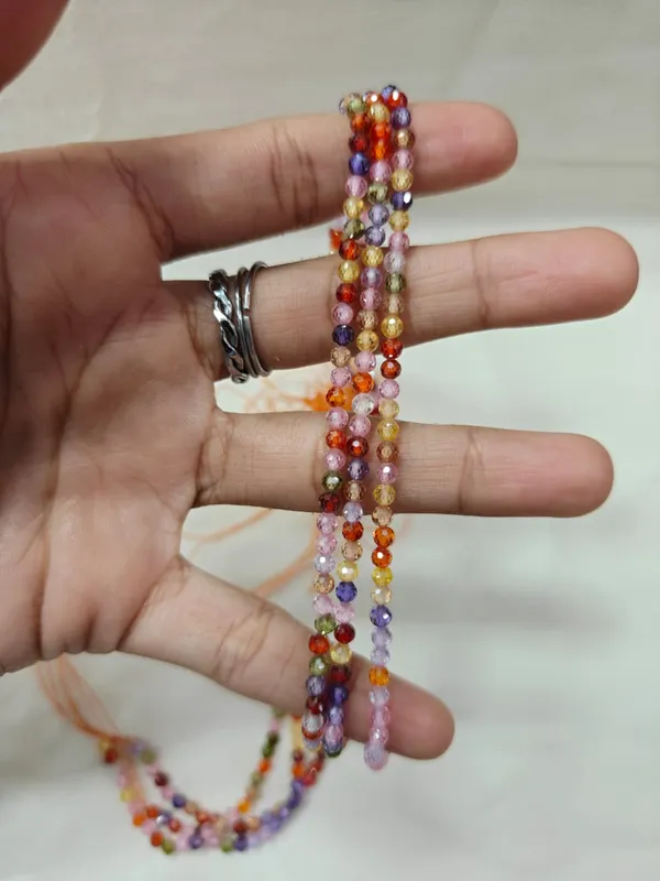 Multicolour_Cubic_Zirconia_Beads_|_3mm_|_3_lines_(120-130_beads/line)