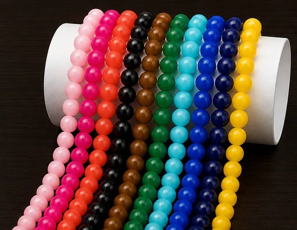 Mix_Colour_Round_Glass_Beads_|_8mm_|_10_Lines,_500_beads