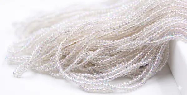 White_Ab_Glass_Seed_Beads_|_2mm_|_1_Bunch