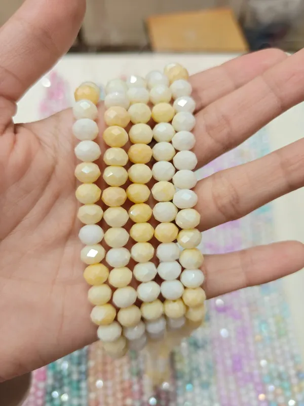 Pastel_Yellow_Faceted__Glass_Beads_8mm_|_5_Strands_(60_Beads/Strand)