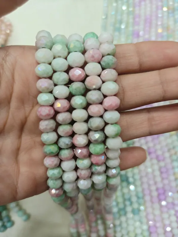 Pastel_Green_+_Pink_Faceted__Glass_Beads_8mm_|_5_Strands_(60_Beads/Strand)