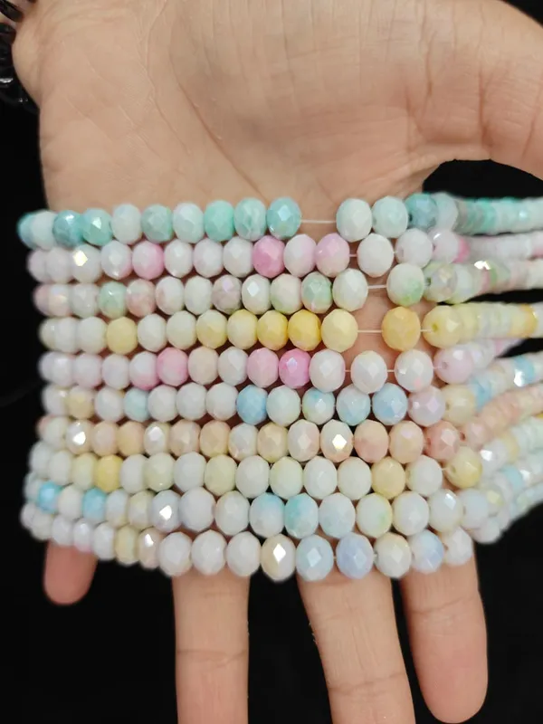 Pastel_Multicolour_Faceted_Glass_Beads_|_8mm_|_10_lines_x_60_Beads/line