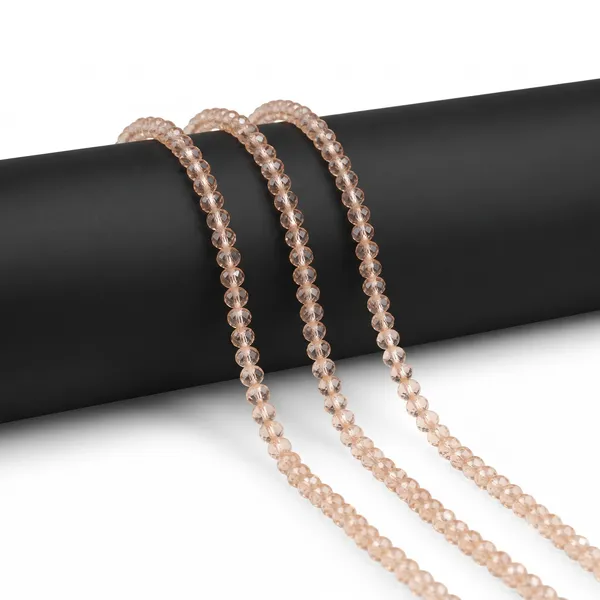 Peach_Cubic_Zirconia_Beads_|_2×3mm_|_3_Strands_of_15_Inches_(~120_Beads_Each_Strand)