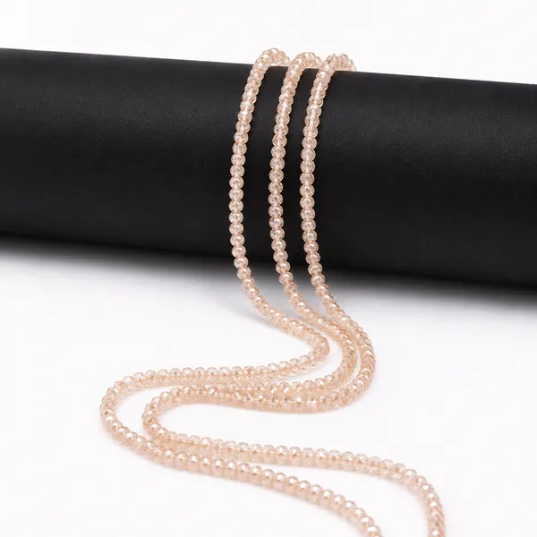 Peach_Cubic_Zirconia_Beads_|_2×3mm_|_3_Strands_of_15_Inches_(~120_Beads_Each_Strand)