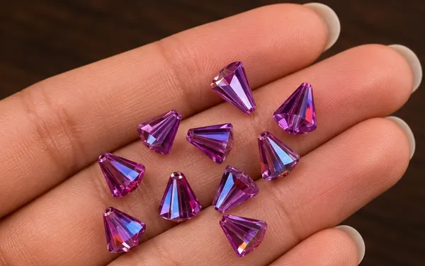 Genuine_Swarovski_Purple_Cone_Crystal_Beads_|_6mm_|_Pack_of_10