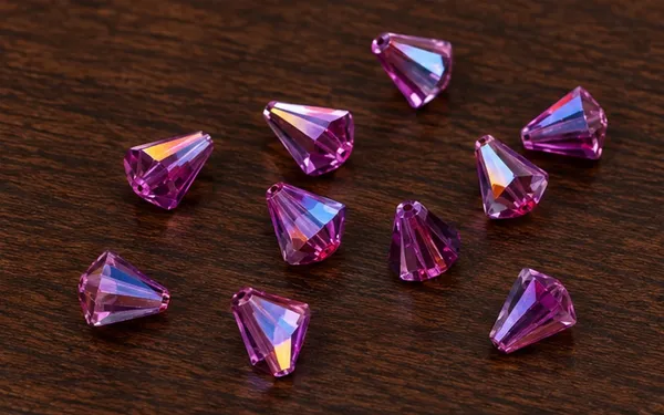 Genuine_Swarovski_Purple_Cone_Crystal_Beads_|_6mm_|_Pack_of_10