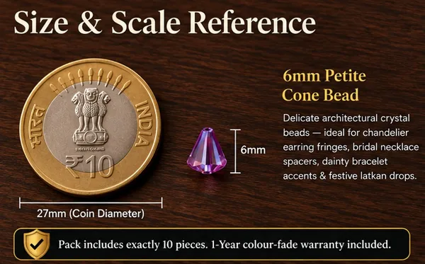 Genuine_Swarovski_Purple_Cone_Crystal_Beads_|_6mm_|_Pack_of_10