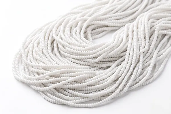 White_Chalk_Glass_Seed_Beads_|_2mm_|_1_Bunch
