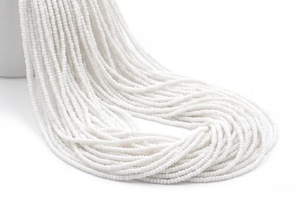 White_Chalk_Glass_Seed_Beads_|_2mm_|_1_Bunch