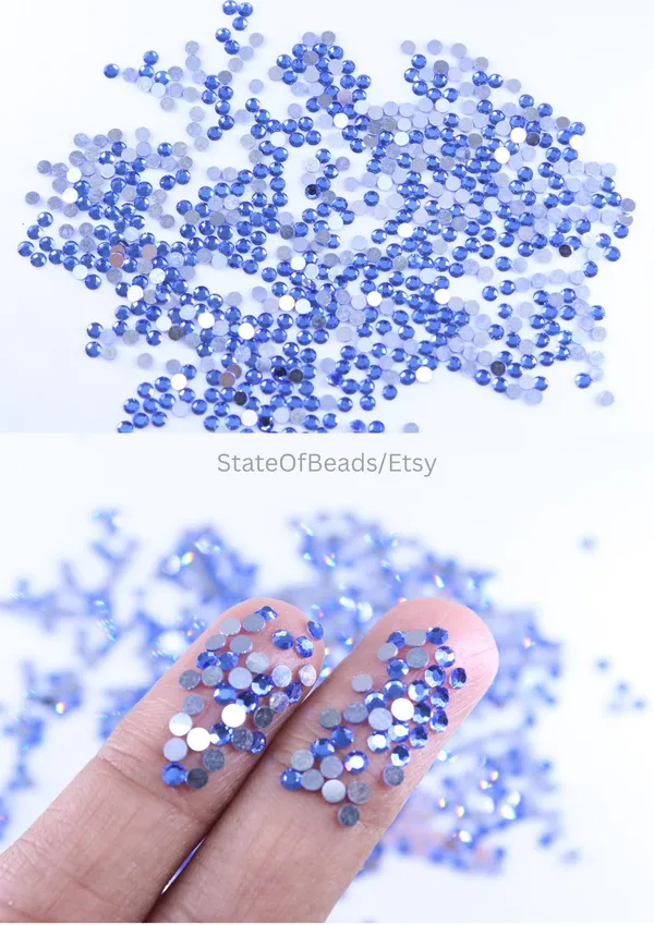 White_Flatback_Crystal_Rhinestones_|_1.8mm_|_36_Pcs_|_Sticking_Purpose
