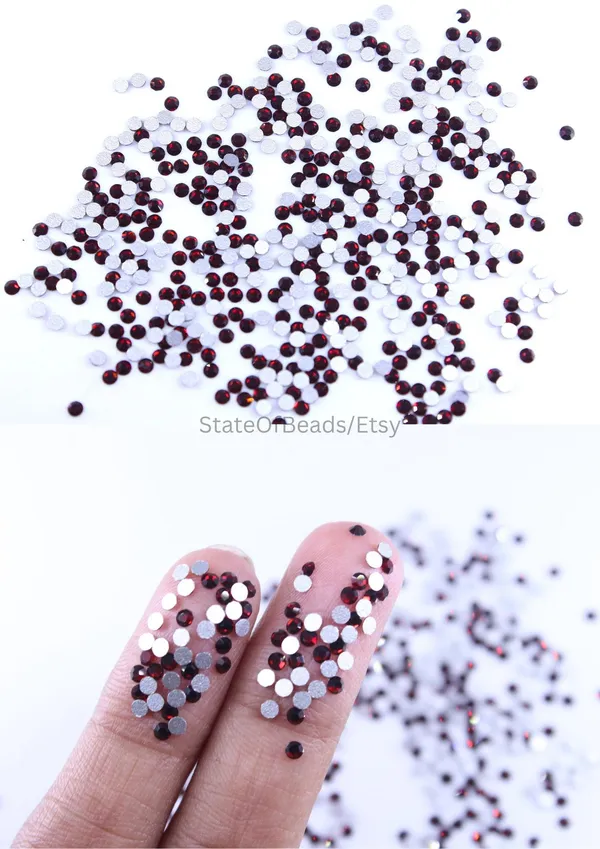 White_Flatback_Crystal_Rhinestones_|_1.8mm_|_36_Pcs_|_Sticking_Purpose