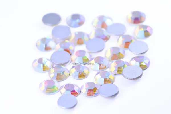 Genuine_Swarovski_White_Flatback_Crystal_Rhinestones_|_36_Pcs_|_Sticking_Purpose