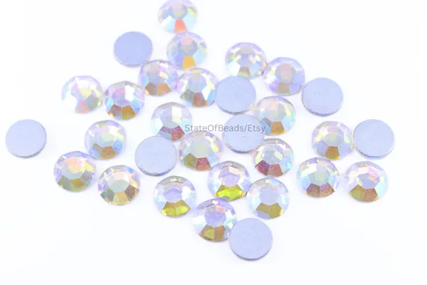 Genuine_Swarovski_White_Flatback_Crystal_Rhinestones_|_36_Pcs_|_Sticking_Purpose