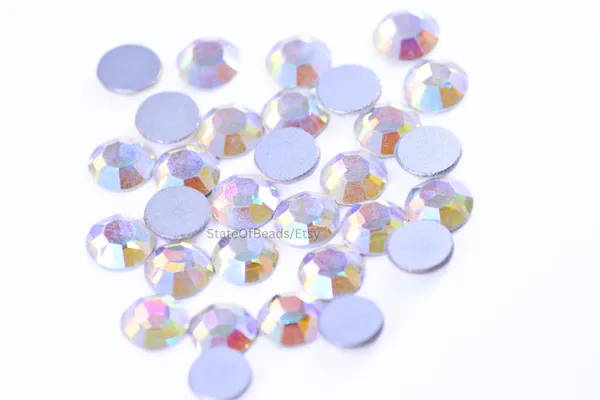 Genuine_Swarovski_White_Flatback_Crystal_Rhinestones_|_36_Pcs_|_Sticking_Purpose