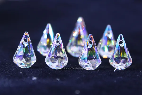Genuine_Swarovski_White_Teardrop_Charm_Beads_|_14mm_|_1_Pcs