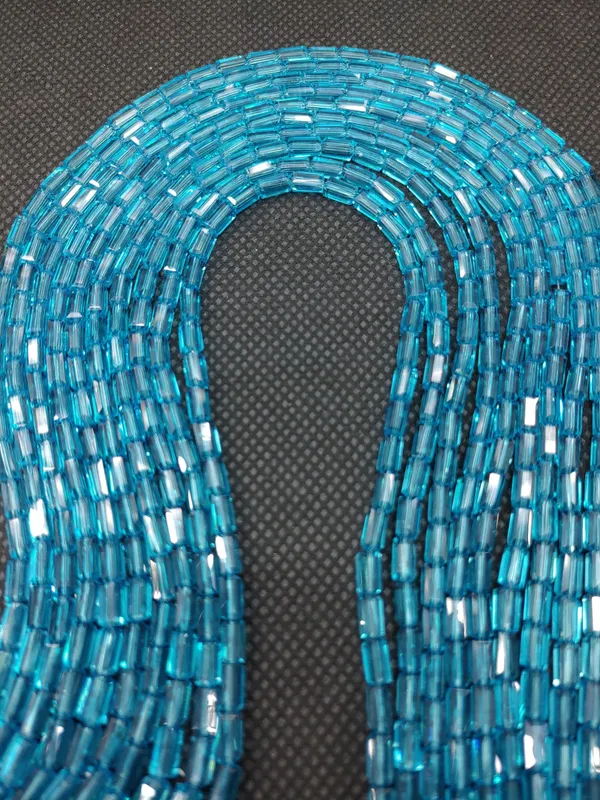 Green_Faceted_Tube_Glass_Beads_|_6mm_|_~400_beads
