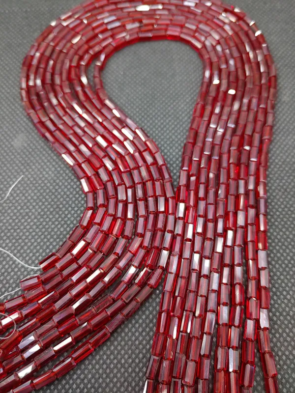 Green_Faceted_Tube_Glass_Beads_|_6mm_|_~400_beads