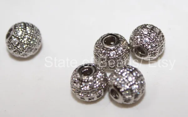 Silver_Cubic_Zirconia_Ball_Beads_|_6mm_|_10_Pcs