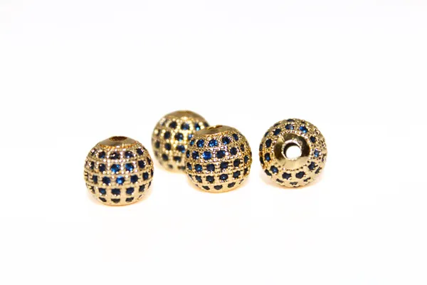 Dark_Navy_Blue_and_Golden_Cubic_Zirconia_Ball_Beads_for_Jewellery_Making_|_4mm_/_6mm_/_8mm_/_10mm_|_Pack_of_10